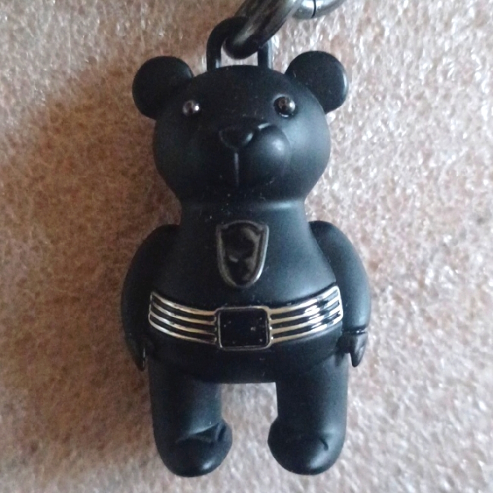 COACH Marvel Black Panther Bear Bag Charm, NWT